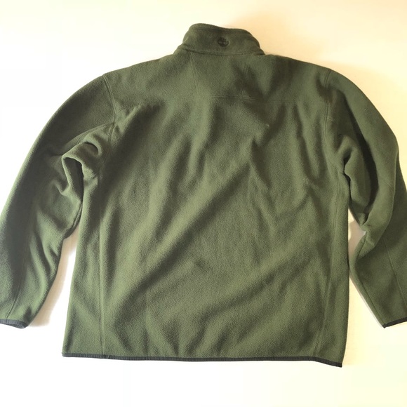 Vintage 90s-00'S Timberland Half-Zip Fleece Pullover, Men's Size Medium polyester navy blue type Vintage Second Hand